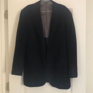 J Crew men’s black wool blazer 38R